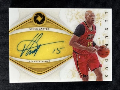 Panini Opulence Vince Carter 2019-20 #LA-VC oro autógrafos de lujo automático/10 Foto 1 de 2