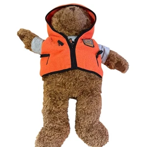 Gund Edición Limitada 26" Wish Bear Cheer Teddy Bear 2000-2001 Naranja Sudadera con Capucha - Imagen 1 de 10