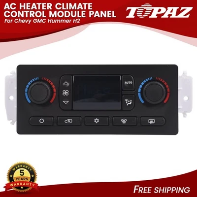 599-015 AC Heater Climate Control Module Panel for Chevy GMC Hummer H2 2003-2007 - Image 1 of 4
