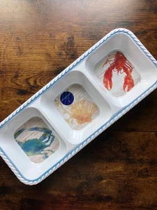 Cynthia Rowley Melamine Snack Tray  - Picture 1 of 7