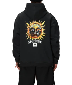 686 Sublime Premium Pullover con Capucha Peso Pesado - Para Hombre - Grande/Negro - Imagen 1 de 5