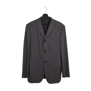 Jil Sander Herren Sakko Blazer Wolle Tailored Gestreift Gr. IT48-M/L, S1619 - Bild 1 von 6
