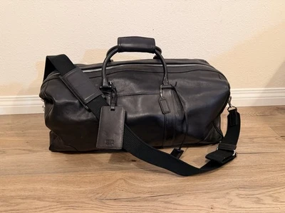 Full Leather Coach Duffle Bag. Shoulder Strap And Top Handles. Never User Before - Image 1 of 4