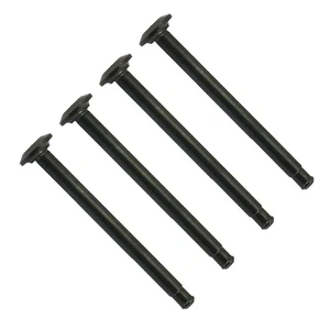 4x Hinge Pin Front Upper 4X49mm For Suspension Arm For Arrma 1-7 1-8 Black - Picture 1 of 3