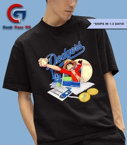 MLB Los Angeles Dodger X One Pi*ece Night 2025 Baseball Shirt Unisex - Picture 1 of 3