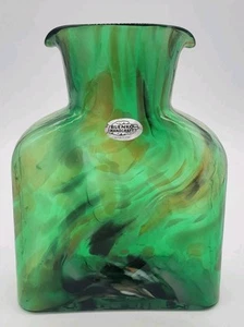 Blenko Special Edition Spring Green mit Frit St. Patrick's Day 384 Trinkflasche - Bild 1 von 8