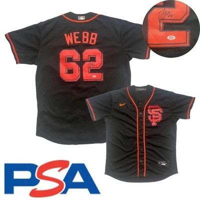 Logan Webb Signed Jersey PSA/DNA San Francisco Giants Autographed SF - Image 1 of 4