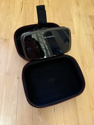 Homido V2 Virtual Reality Headset Smartphone iPhone Compatible, w/  Case - Image 1 of 4