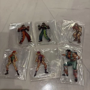 Ichibankuji Street Fighter Acrylic Stand Set Of 6 - Picture 1 of 1