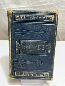 1877 Scottish & English Ballads Edinburgh William Nimmo GC Antique Fine Binding - Picture 1 of 5