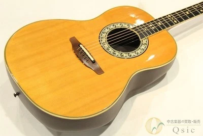 Guitarra acústica Ovation 1617 diapasón ébano con tapa de abeto natural S/N 200889 Foto 1 de 4