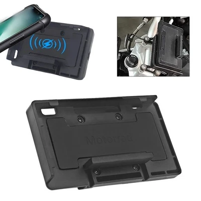 Wireless Charging Phone Mount Bracket Fits For BMW R1200GS R1250GS GPS Systems - image 1 of 4