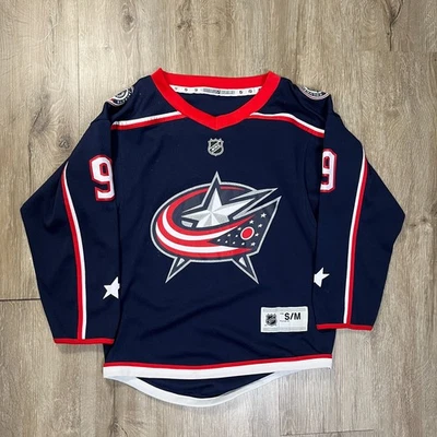 Columbus Chaqueta Azul Panarin Camisa Manga Larga Jóvenes Niños S/M Fanáticos Foto 1 de 4