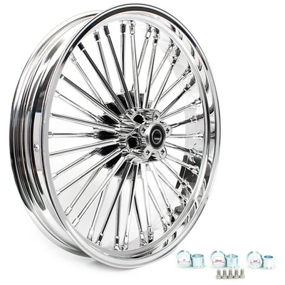 21x3,5 Cerchio Ruota Anteriore per Harley Heritage Softail Classic FLSTC FXSTC - Immagine 1 di 4