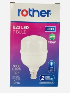 B22 Bombilla LED T 3000 Lúmenes 200-240V - Imagen 1 de 1