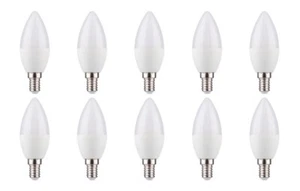 10er Set Müller Licht LED Leuchtmittel Kerzenform 3W=25W E14 2700K (Warmweiß) - Bild 1 von 2