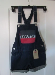 Brandneu LEVIS "SHORTALLS" Kinder DUNKLE WASCHUNG BLAU DENIM Gr. 10 Overall - Bild 1 von 9