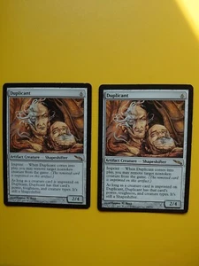 MTG Card. Duplicant. Mirrodin rare x2  Artifact shapeshifter - Picture 1 of 4