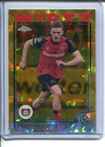 2025 Topps chrome UEFA Soccer Florian Wirtz Sapphire Gold /50 - Picture 1 of 2