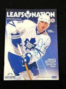 Tomas Kaberle Signed 2009/10 Toronto Maple Leafs Program - Picture 1 of 1