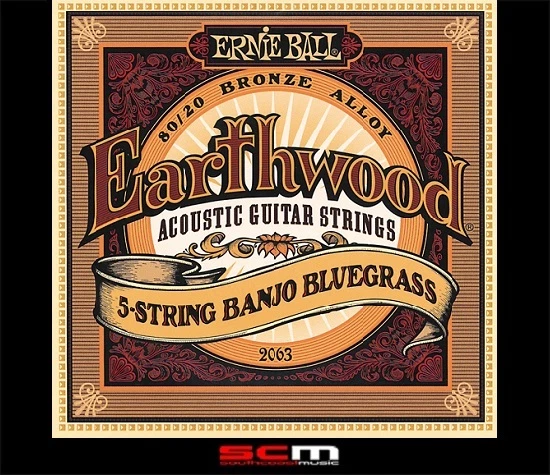 2 x sets Ernie Ball 2063 Banjo Strings 9-20 Strings Bluegrass 5 String Set - Image 1 of 1