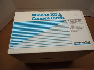 Empty Box for Minolta XG-A Cameras Montgomery Wards - Picture 1 of 8
