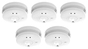 5 x FireAngel SW1-PF-T Mains Powered Optical Smoke Alarms with 9V Backup Battery - Picture 1 of 2