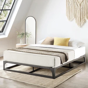 Mellow 9" Metal Platform Bed Frame with Heavy Duty Steel Slat Mattress Foundatio - Picture 1 of 9