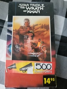 Star Trek 2 The Wrath Of Khan VHS Tape 1991 New In Shrink Wrap - Picture 1 of 3
