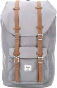Herschel Little America Laptop Backpack, Grey/ Tan - Picture 1 of 9