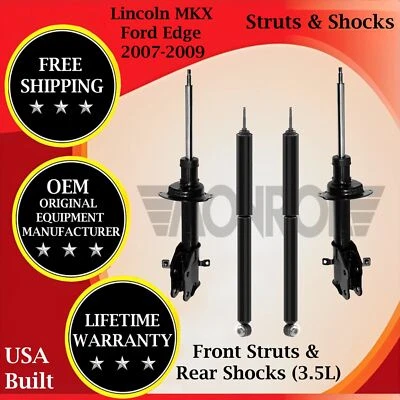 Amortiguadores delanteros y traseros Monroe OEM para Ford Edge/Lincoln MKX 2007-2009 3,5 L Foto 1 de 4