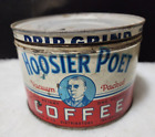Vintage Hoosier Poet One Pound Coffee Tin