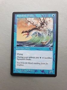 Spindrift Drake , MTG Stronghold (1998). Common Blue Creature NM - Picture 1 of 2