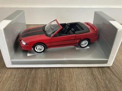 Eagle Race 1/18 Scale Diecast 310500 - Red Ford Mustang GT 94 Convertible - Image 1 of 4