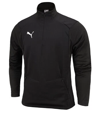 Puma Hombres LIGA Polar Informal Camisas Negro Entrenamiento Camiseta Jersey Chaquetas 65661303 Foto 1 de 4