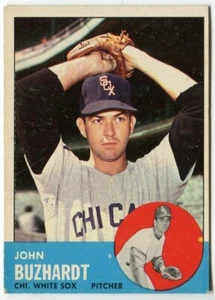 1963 Topps #35 John Buzhardt Chicago White Sox - Picture 1 of 2