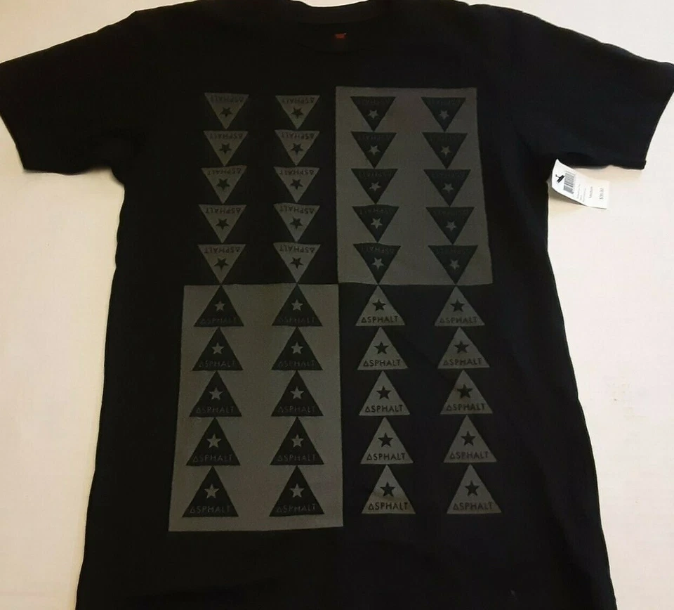 Asphalt Yacht Club Skateboard Hazard Camiseta Negra Hombre  Foto 1 de 1