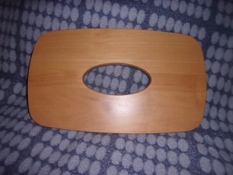 LONGABERGER WOODCRAFTS 7 1/2" by 12 1/2"TISSUE BASKET LID ONLY Cover