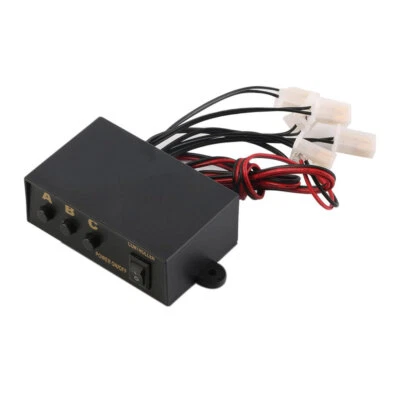 12V 6-Way Car LED Strobe Flash Light Emergency Flasher Flashing Controller Boxs - Image 1 of 4