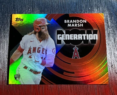 Brandon Marsh 2022 Topps Series 2 Generation Now RC Rookie #GN-31 Los Angeles - Image 1 of 2
