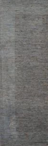 Contemporary Gabbeh Abstract Runner Rug 3'x9' Modern Hand-knotted Wool Carpet - Picture 1 of 12