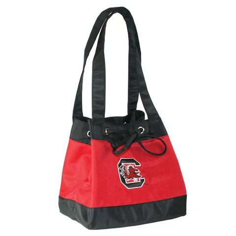 NCAA Designer Lunch Tote Embroidered Logo Bag Little Earth Cover