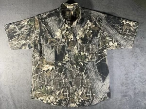 Browning Men’s Camouflage Collared Button Down Short Sleeve Shirt Size XL - Picture 1 of 9