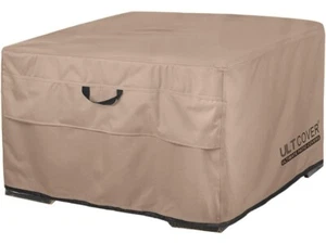 Patio Fire Pit Table Cover Square 40 inch Outdoor Square - 40x40x20 Inch Brown - Picture 1 of 8