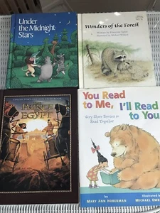 4 Children’s HC Books: Under the Stars Wonders of the Forest Prince of Egypt ... - Imagen 1 de 12