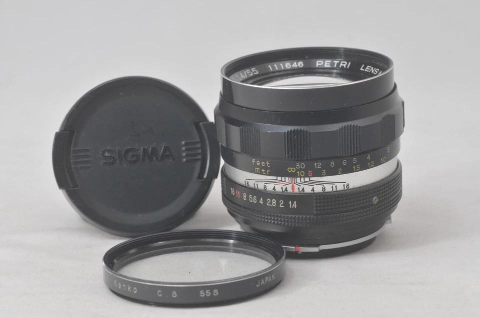 @ SakuraDo Camera @ Rare! @ Vintage Petri C.C Auto 55mm f1.4 Fast Prime MF Lens - Image 1 of 4