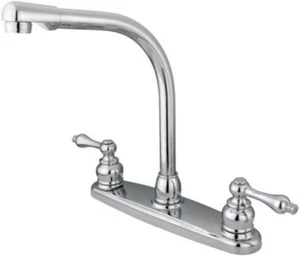 Elements of Design Victorian High Arch Kitchen Faucet, Polished Chrome - Picture 1 of 4