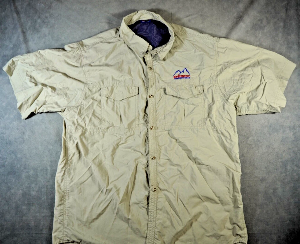 Camisa Everest Trekker Gear Mujer Beige XXL Ventilada Pesca, Camping Manga Corta Foto 1 de 4