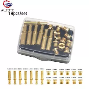 1 Set/19 Pcs Jet Assortment Kit Fits For S&S Cycle Super B E G Carbs Carburetors - Foto 1 di 9