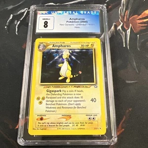 Tarjeta holográfica Pokémon CGC 9 COMO NUEVA Ampharos 2000 Neo Genesis 1/111 PSA - Imagen 1 de 2